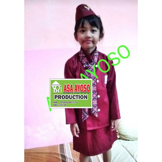 Pramugari anak-Merk asa ayoso production NO IJIN USAHA 9120203651715 -ada rok pendek ada rok panjang