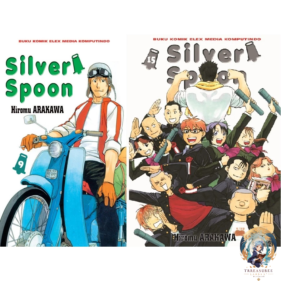 Komik Silver Spoon Volume 6-15 [Gin no Saji] Manga - Hiromu Arakawa - Treasure Bertuah