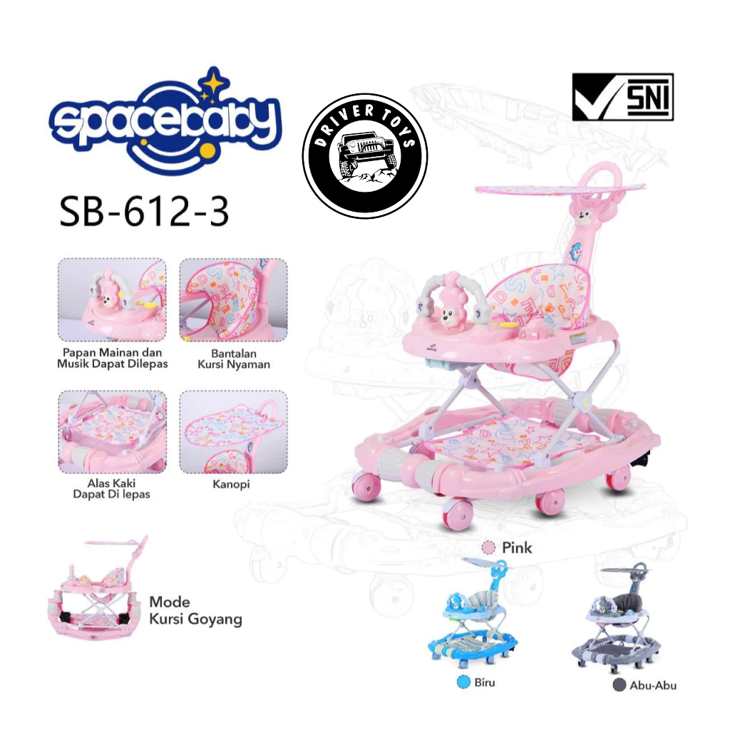 BABY WALKER SPACE BABY SB 612-3 611-3 615-3 617-3