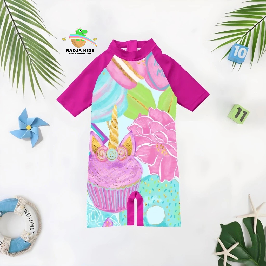 Renang anak - baju renang anak perempuan surfer girl