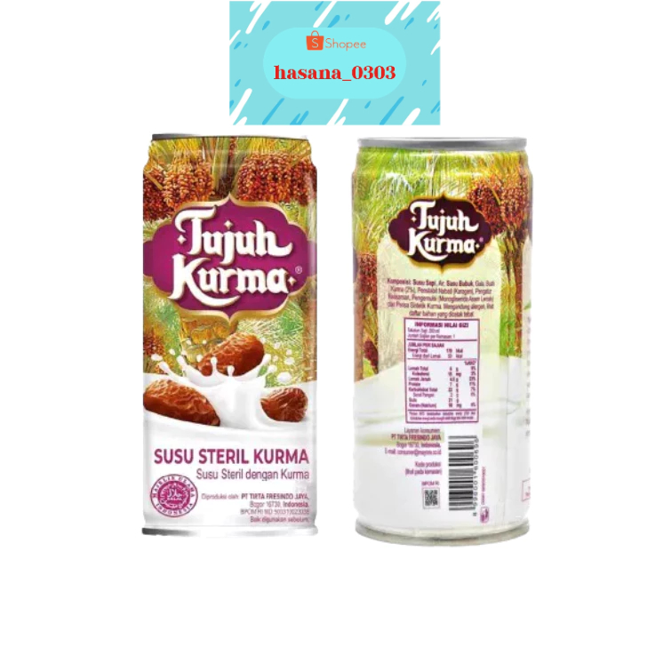 

Tujuh Kurma Susu Steril Kurma 189 ml