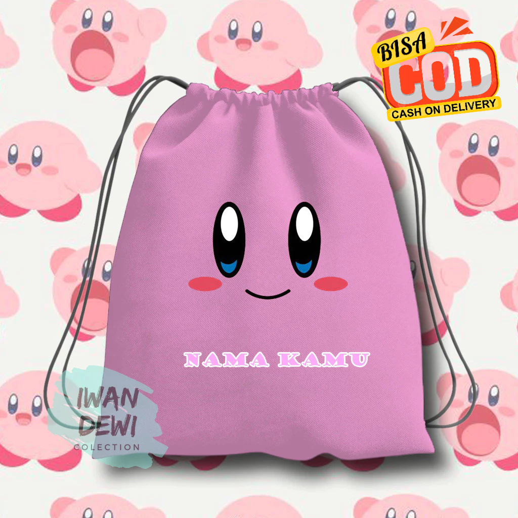 Tas Serut Kirby Anak Perempuan & Laki-laki – Tas Sekolah Unik