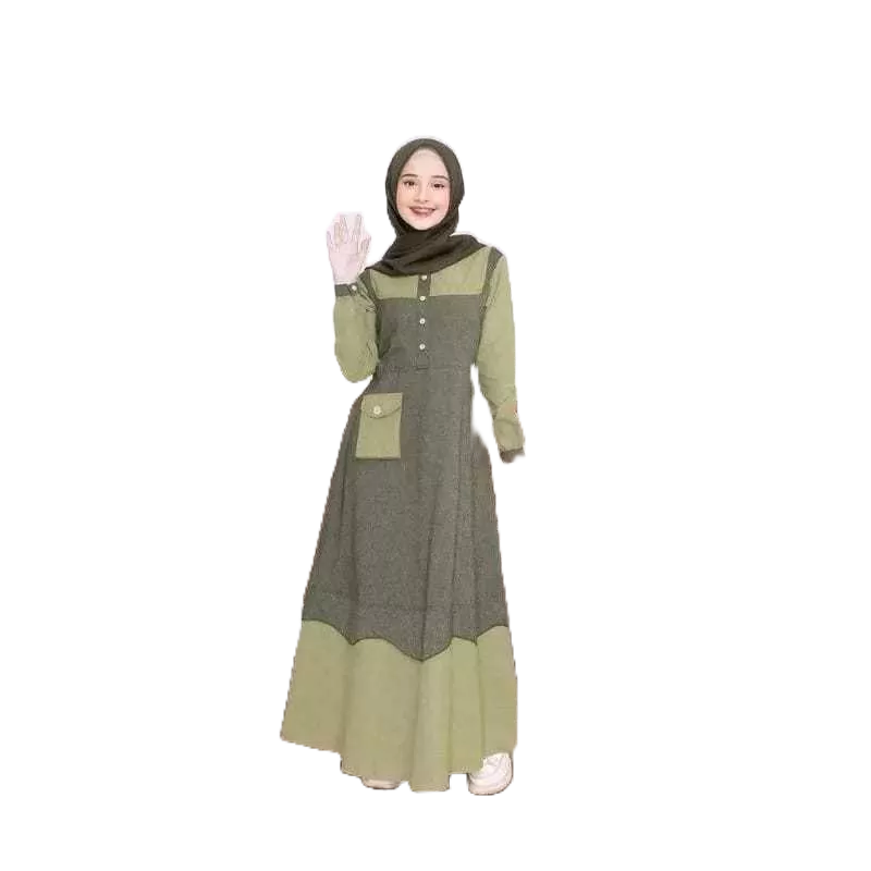 TERBARU Gamis Anak Perempuan Umur 11 12 13 14 16 18 tahun 2 Ukuran Model Simpel 2026 Lebaran Remaja