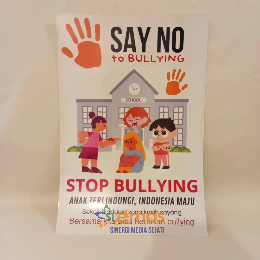 Poster Say No To Bullying | Poster Stop Bullying