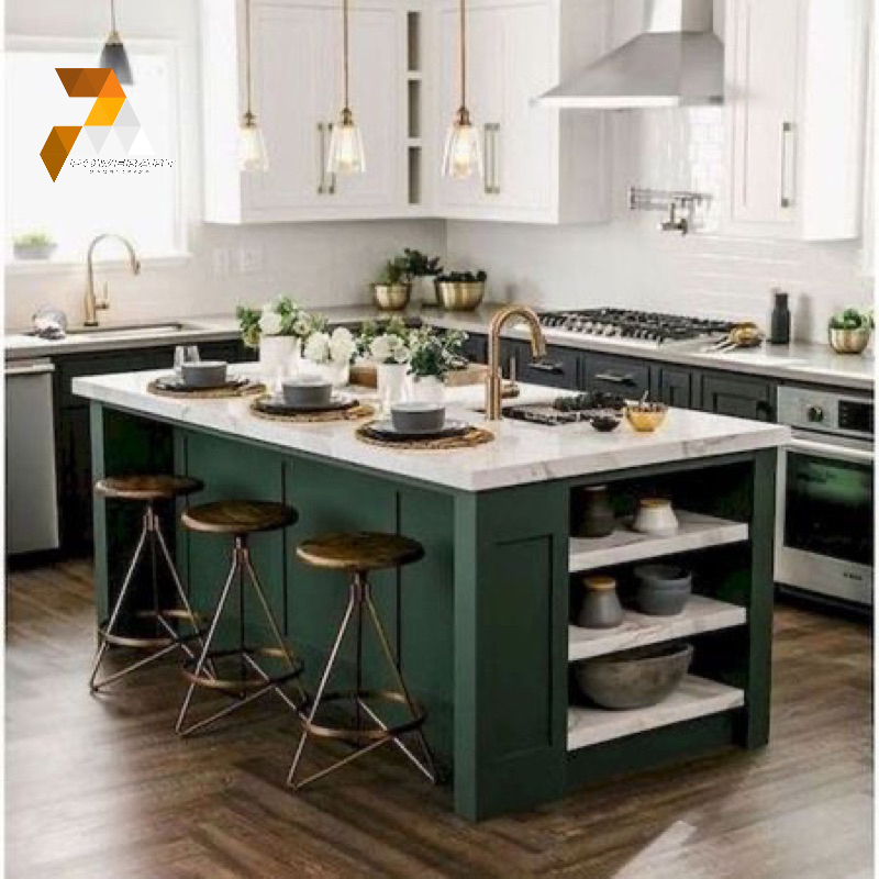 ISLAND TABLE MEJA DAPUR MARMER MODERN