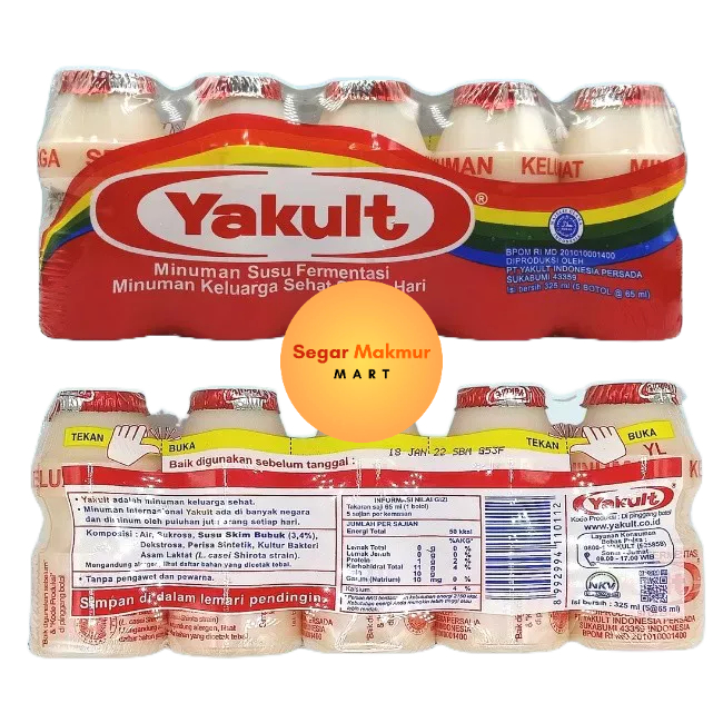 

(SMM) Yakult Susu Fermantasi 5botol per PACK