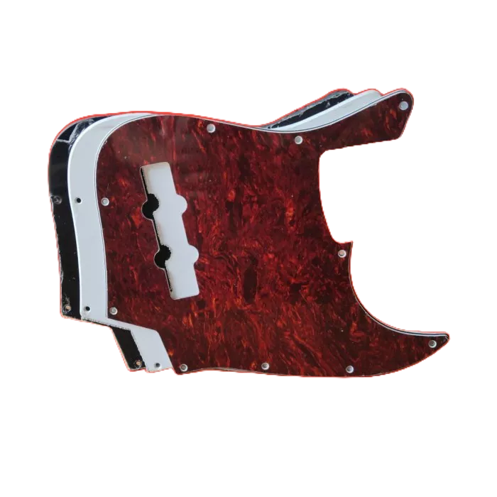 Pickguard Jazz Bass - Pickguard Gitar Elektrik Jazz Bass Hitam
