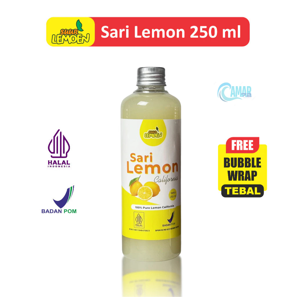 

Sari Lemon / Air Lemon Murni / Minuman Diet 250ml - 500ml | Lemon California / amar_72