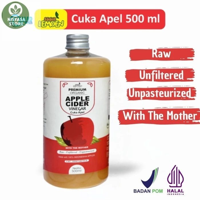 

Suur Lemoen - Apple Cider Vinegar 250 ml - 500 ml - Cuka Apel Premium Organic