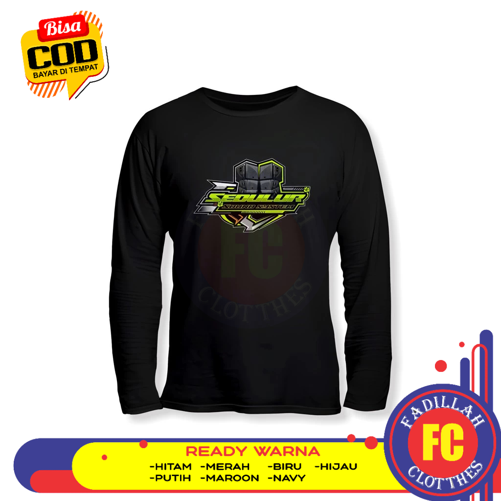 Baju Kaos Sedulur Sound Sytem Audio Sytem Racing Lengan Panjang Kaos Distro