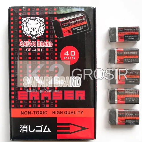 

1 Box Isi 40 Pcs Penghapus Safari Brand SF40 ( BOX )
