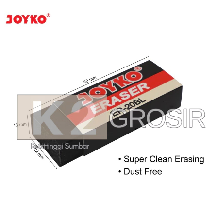 

Penghapus Joyko Besar Hitam ER-20BL Pcs