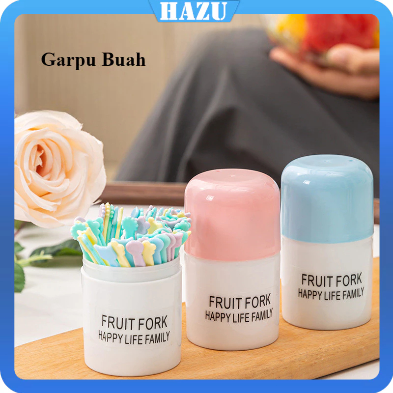 50Pcs Garpu Buah /Garpu Kue /Garpu Plastik /Garpu Pencuci Mulut /Garpu Kecil /Garpu Sekali Pakai /Ga