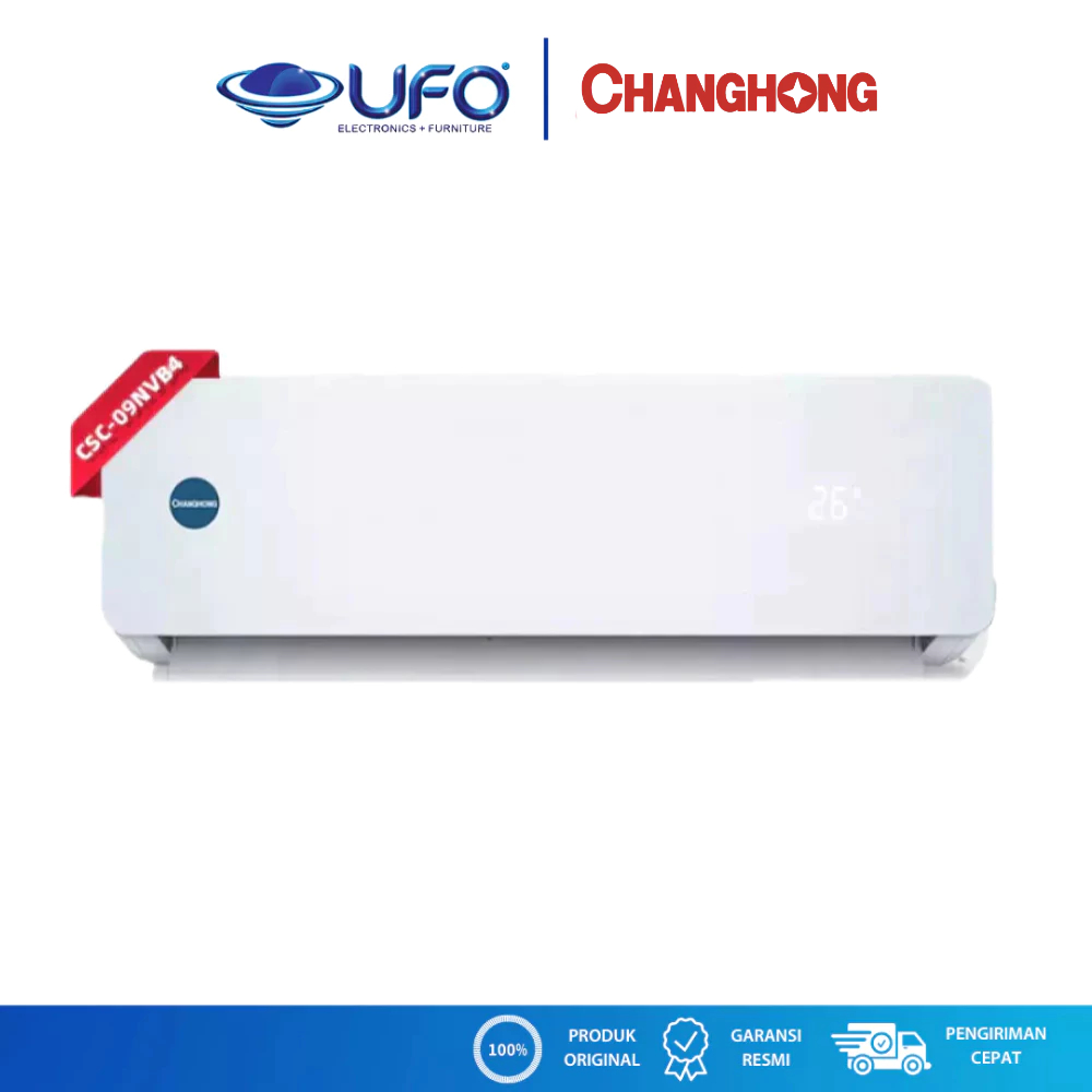 AC Changhong 1,5 PK Standard Deluxe Double Gold CSC12NVB4 | Air Conditioner 1 1/2 PK