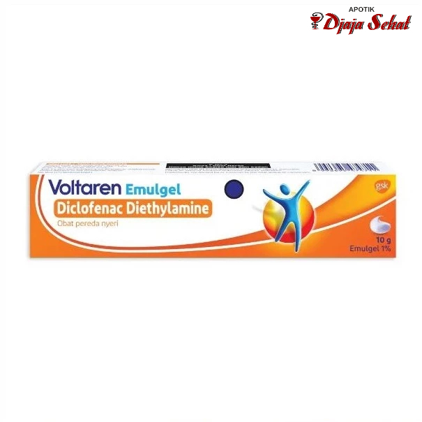 VOLTAREN EMULGEL MEREDAKAN Gel Pereda Nyeri Otot dan Sendi Diklofenak 1% 3-4x Sehari MEREDAKAN NYERI