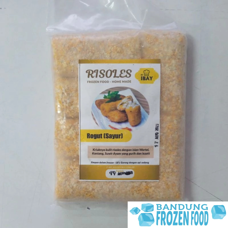 

IBAY RISOLES ROGUT (SAYUR) 500GR ISI 6PCS