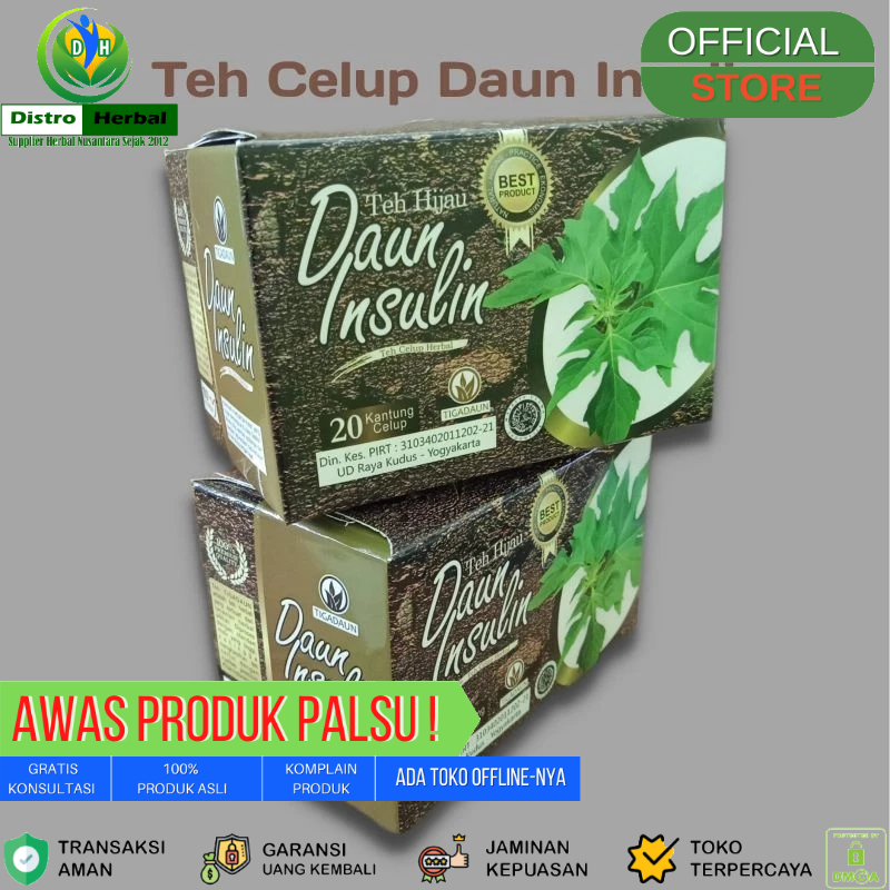 

TERMURAHHH!!! Teh Daun Insulin Celup Isi 20 Pcs Cap Tiga Daun - Grosir Teh Daun Insulin Diabetes