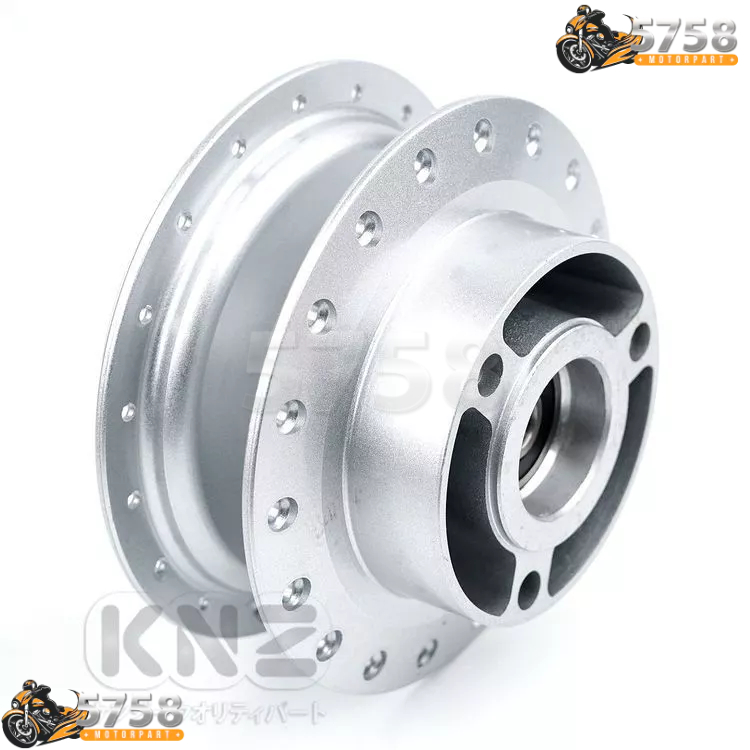TROMOL BELAKANG PLUS BEARING SUZUKI SATRIA FU 150 - SATRIA FU FI 36 HOLE INJEKSI SILVER KNZ (5758)