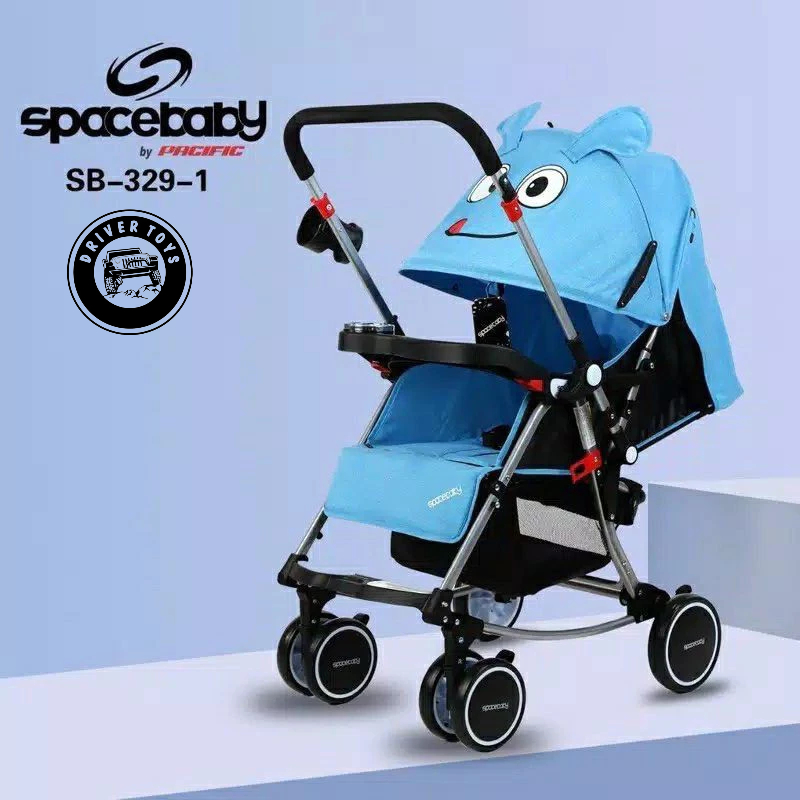 Stroller Bayi - Space Baby SB 329-1 | Stroller Reversible/Bisa Hadap Depan Belakang |  Mudah Dilipat