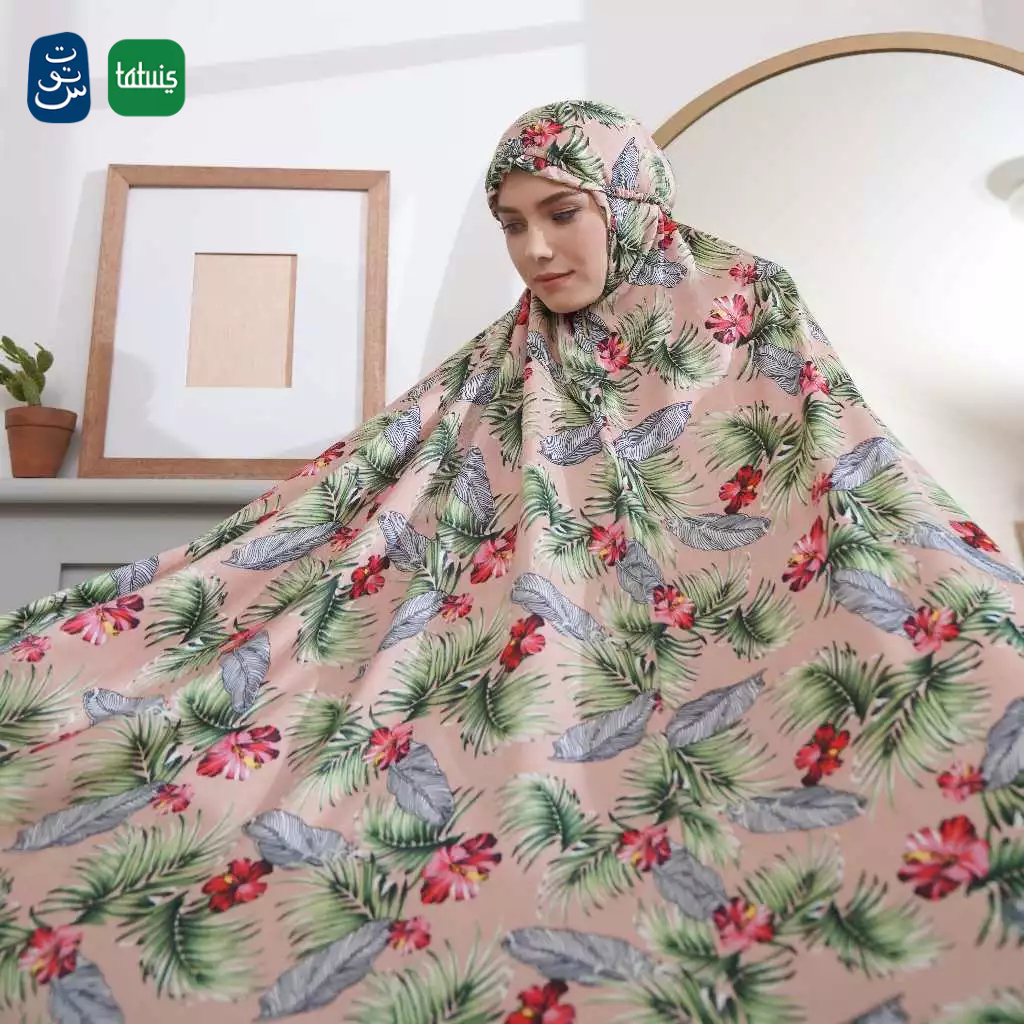 Tatuis Mukena Tiara 495 Brown Dewasa Maxi Jumbo Young Series
