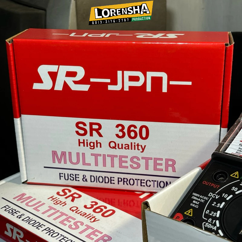 Multitester Analog SRJPN SR 360 Avo Meter Analog