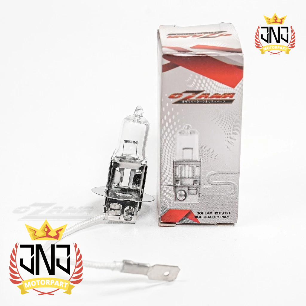 BOHLAM H3 PUTIH 12V 55W ISI 1 PCS OZAWA [JNJ]