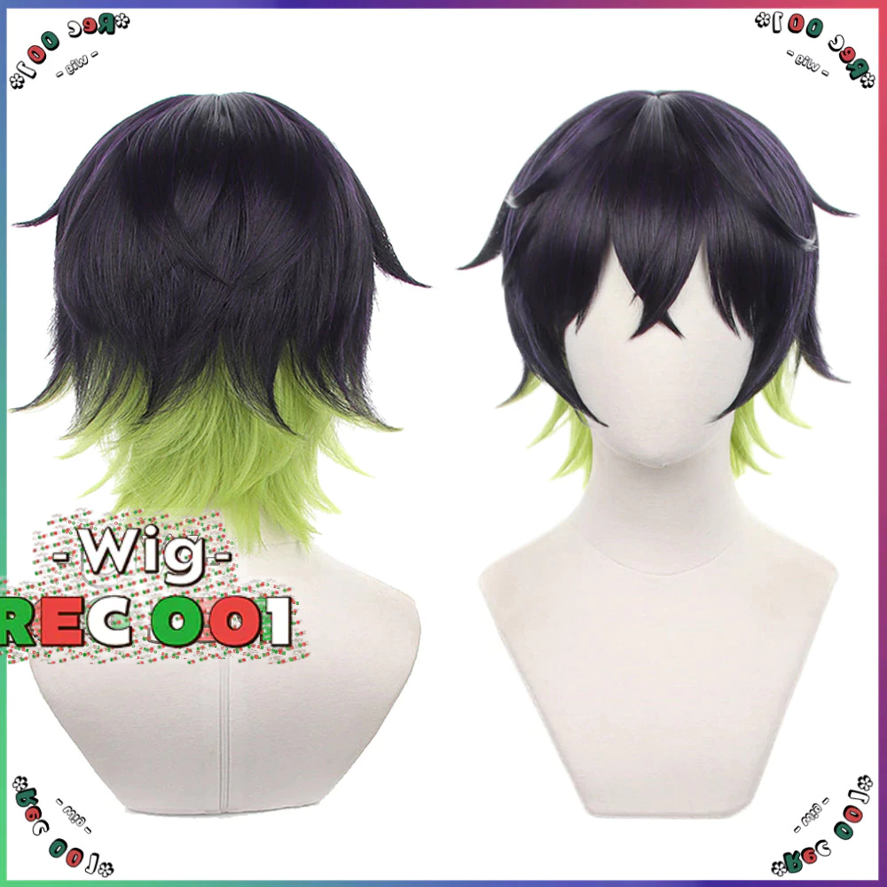 Wig Oliver Aiku Cosplay Blue Lock Orang Dewasa/Anak-Anak Dapat Menggunakannya