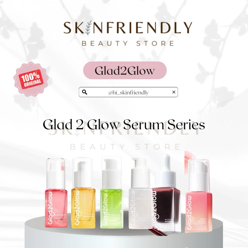 [READY] Glad2Glow Serum Series | Glad2Glow Face Serum | Pomegranate | Centella | Retinol | Yuja