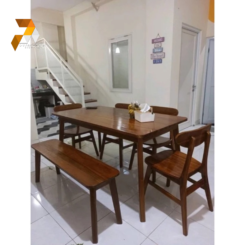 MEJA MAKAN JATI TUA DINING TABLE KURSI MAKAN JATI KURSI CAFE MEJA MINIMALIS
