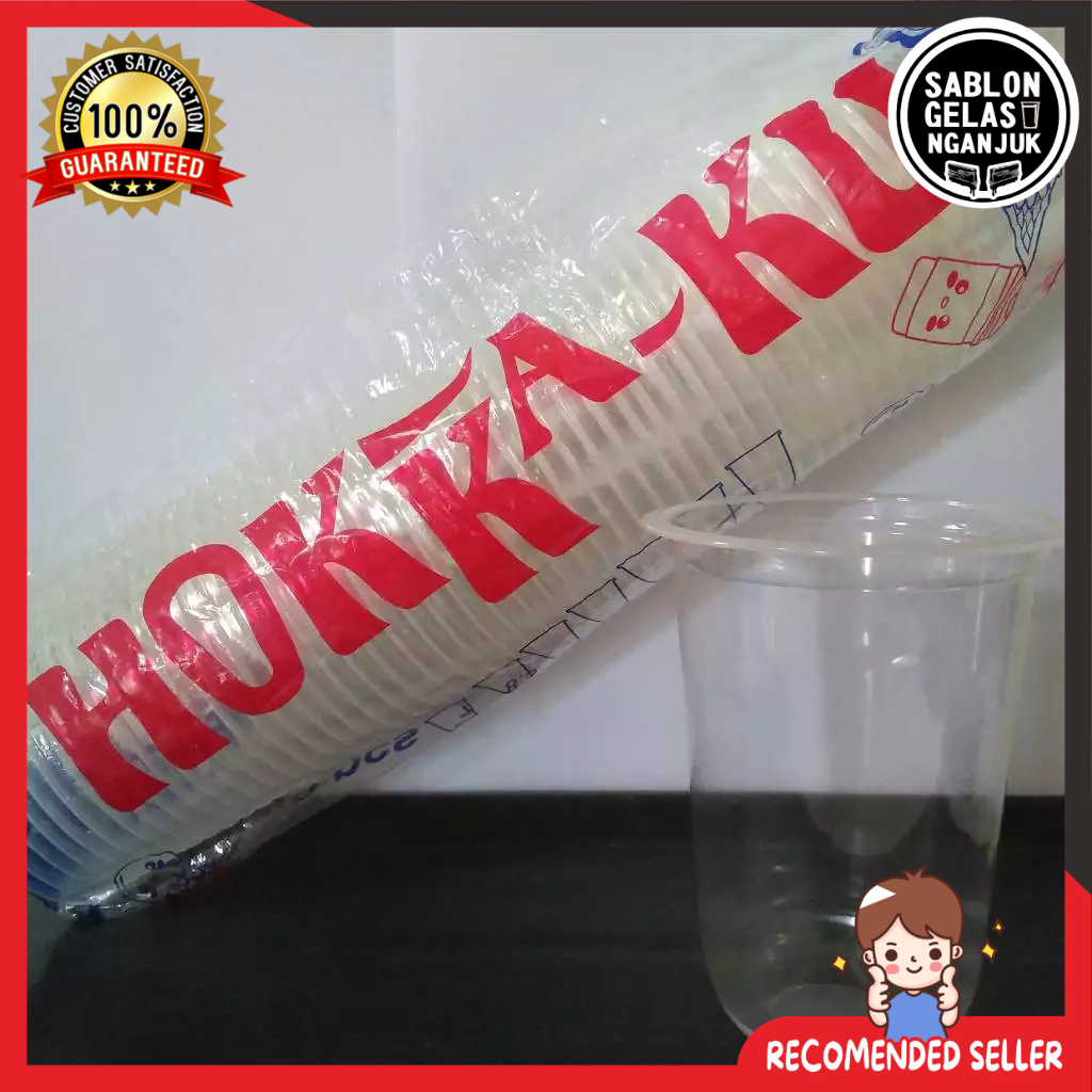 Gelas Cup Hokkaku Oval 16oz Polos 1 ksrton (2000 pcs)