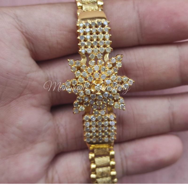 gelang perak berlian mewah