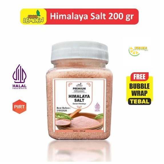 

Garam Himalaya Organic 200 Gram | Himalayan Salt Premium - erumstore.id