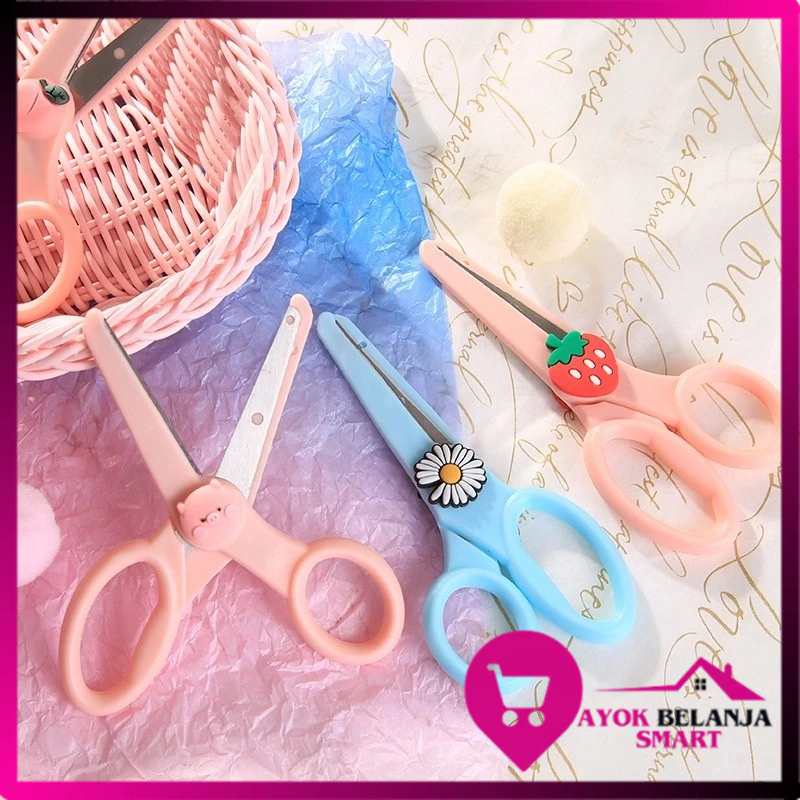 

ABS Gunting Lucu Alat Tulis Anak Sekolah Kartun Diy Kertas Buatan Tangan Kantor Kecantikan Portabel Portabel Portabel Scissors