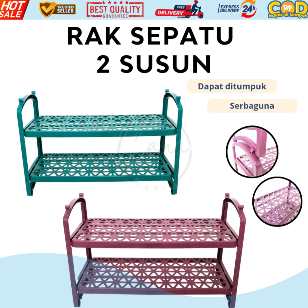 CANA RAK SEPATU MINI BISA DITUMPUK RAK SUSUN RAK MEJA KAMAR RAK MEJA BELAJAR RAK SNACK RAK SERBAGUNA