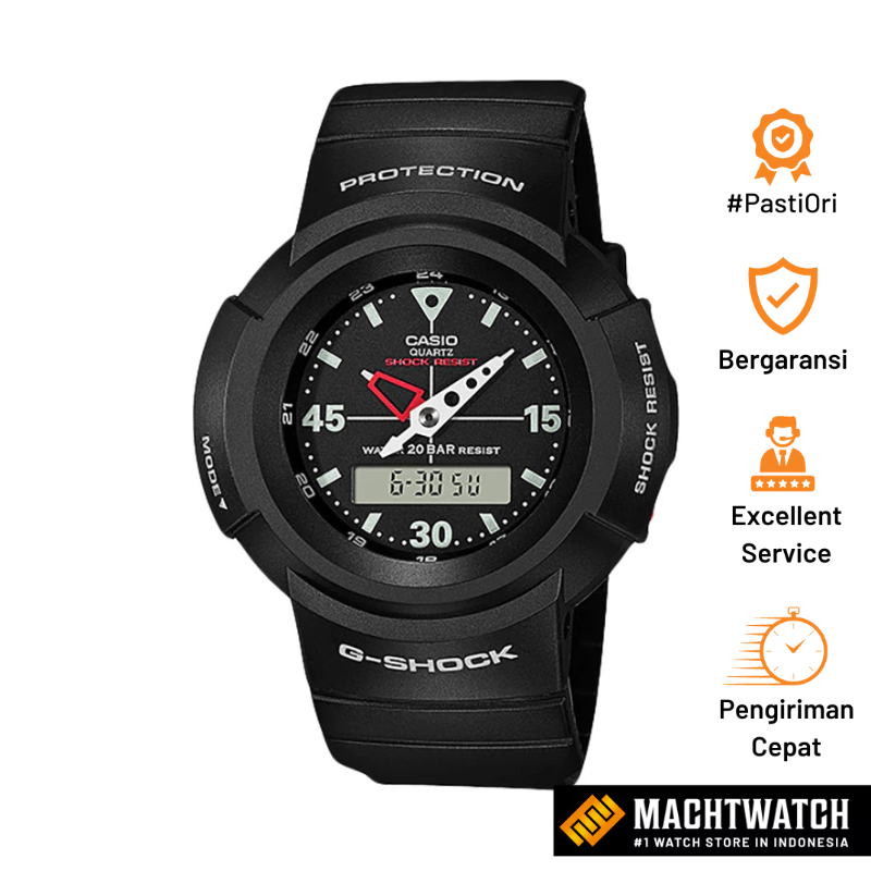 Jam Tangan Pria Casio G-Shock AW-500E-1EDR AW500 AW500E AW-500BB AW-500E OldSchool Digital Analog Di