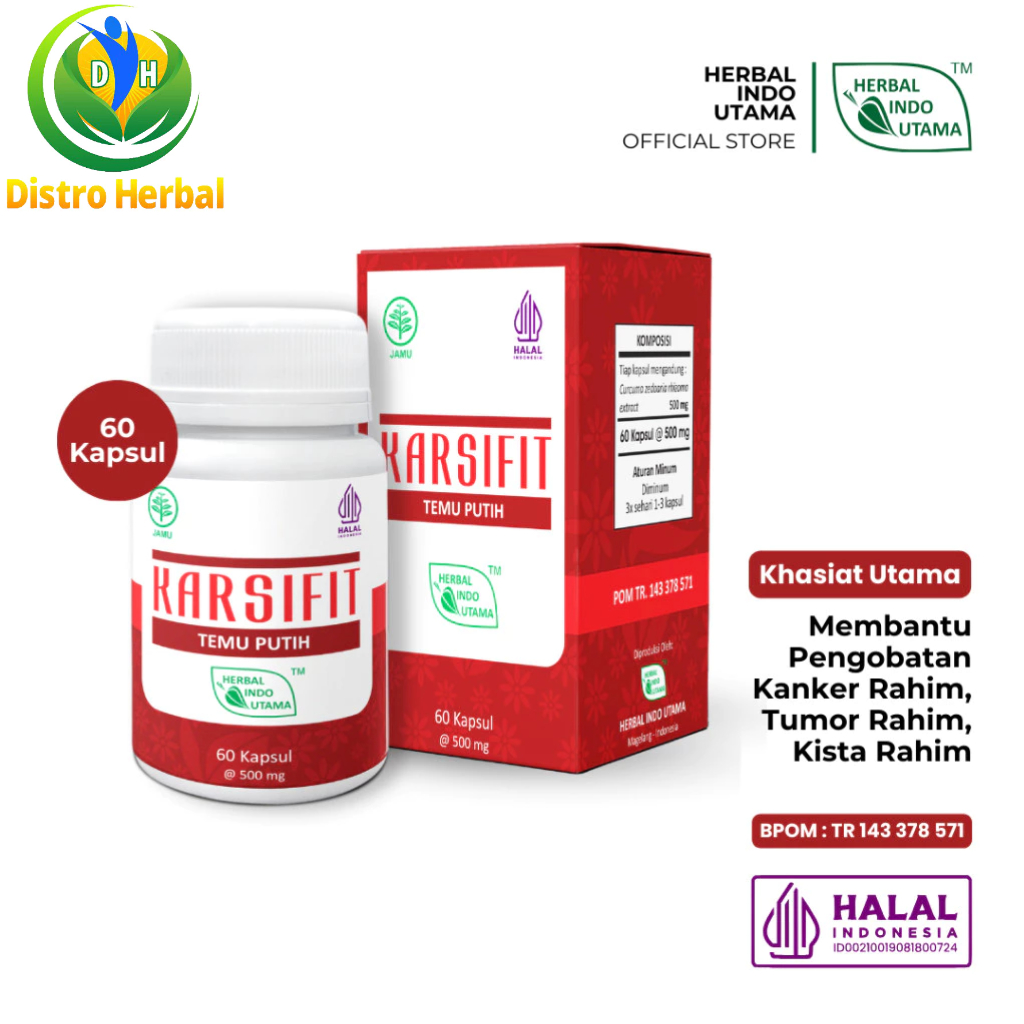 HIU – KARSIFIT Membantu Pengobatan Kanker Rahim, Tumor Rahim, Kista Rahim Herbal Indo Utama