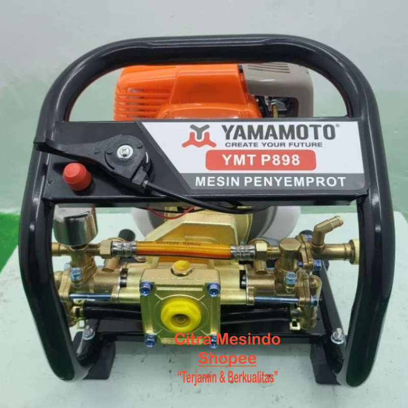 Mesin Portable Power Sprayer Mesin Sprayer Portable P898 Mesin 4Tak Yamamoto Mesin Cuci Ac Cuci Moto