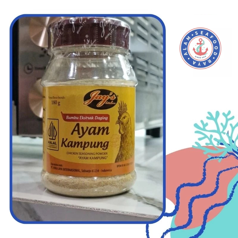 

Jays Bumbu Ekstrak Daging AYAM KAMPUNG chicken seasoning powder 180gr