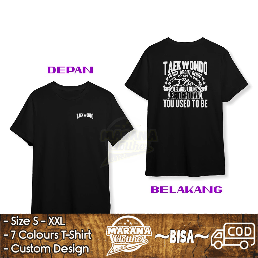 Kaos Taekwondo Bukan Tentang Siapa yang Paling Hebat Baju Distro