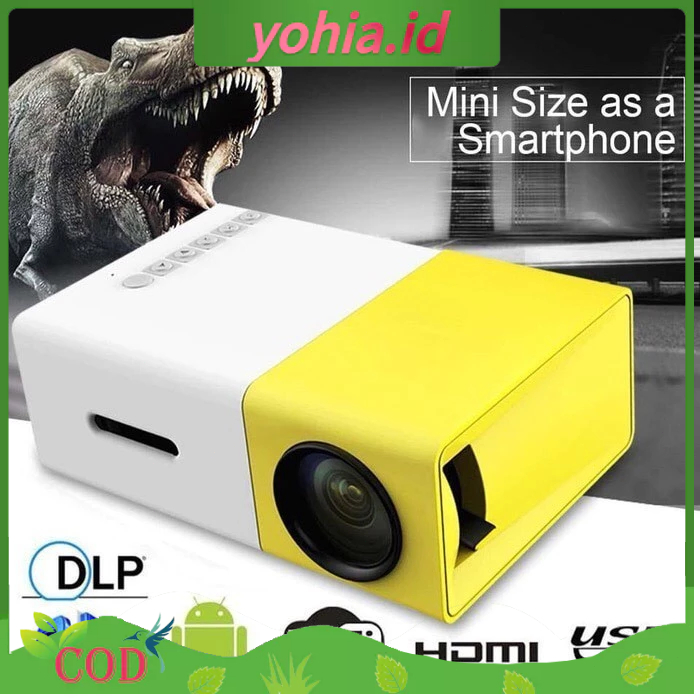Mini Projector YG300 Portable LED Mini Projector hp Mini Home Theater HDMI Mini Projector