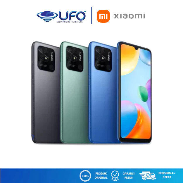 HP Xiaomi Redmi 10C Ram 4/64 GB dan 4/128 GB  Snapdragon® 50 MP Kamera Garansi Resmi