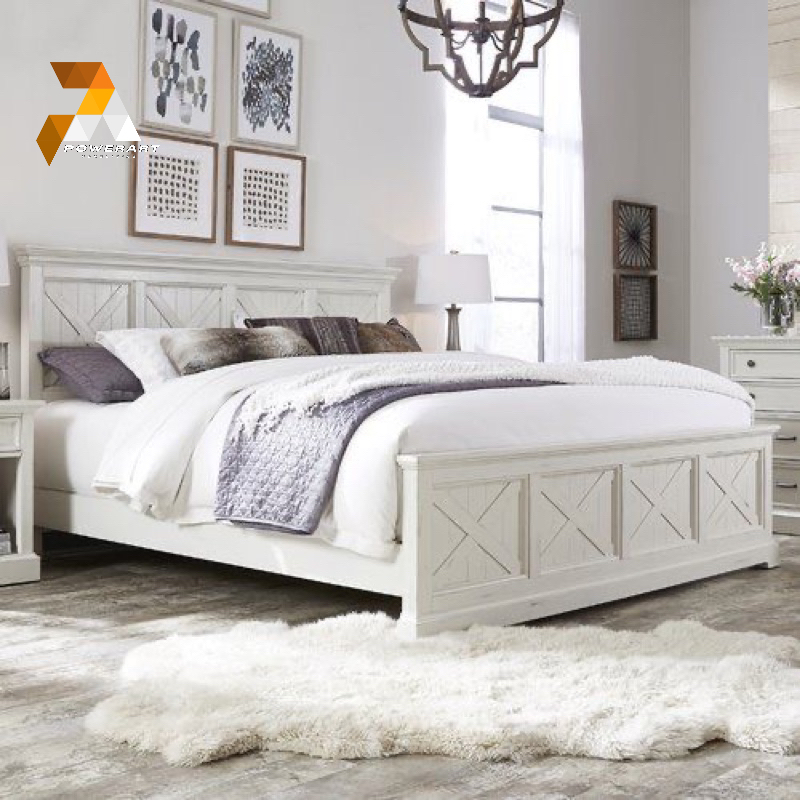 DIPAN KAYU DIPAN CLASIK TEMPAT TIDUR MINIMALIS DUCO PUTIH RANJANG MINIMALIS