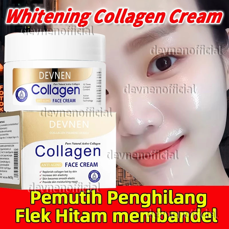 Collagen Cream Siang Malam Retinol Cream Anti Aging Perbaikan Retinol Night Cream Pemutih Penghilang