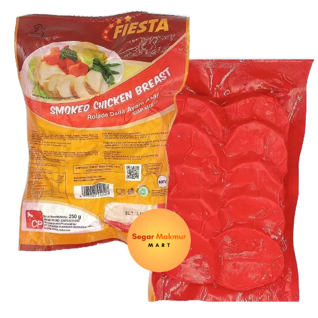 

(SMM) Fiesta Smoked Chicken Breast 250GR Dada Ayam Asap