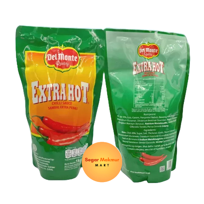 

(SMM) Del Monte Extra Hot Sauce Saus Sambal 1kg