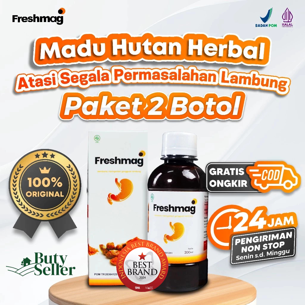 

Freshmag 2 Botol : Kesehatan Lambung Atasi Maag & Perut Mual Original