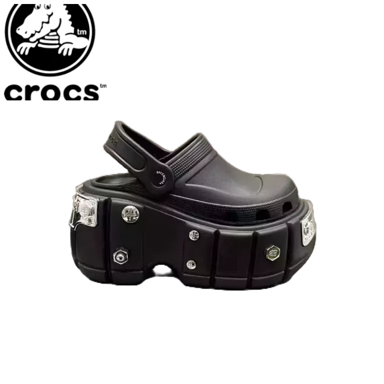 (QUEEN) CROCS X BALENCIAGA-CROCS BAE-CROCS PLATFORM-CROCS PRIA-CROCS WANITA-CROCS ORIGINAL/SANDAL CR