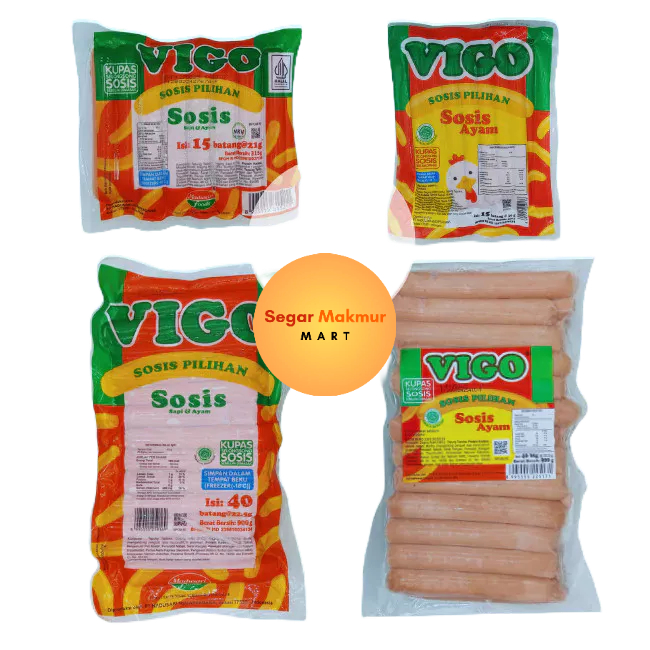 

(SMM) Vigo Sosis Ayam-Sapi isi 900GR - 315GR - 450GR