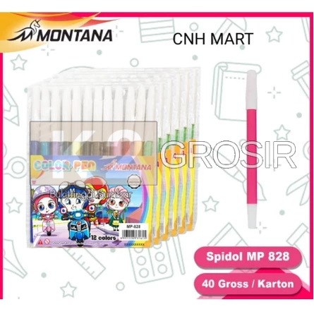 

Spidol 12 Warna Kecil Montana , Yoeker , Amanda ( 1 Lusin / 12 Set )