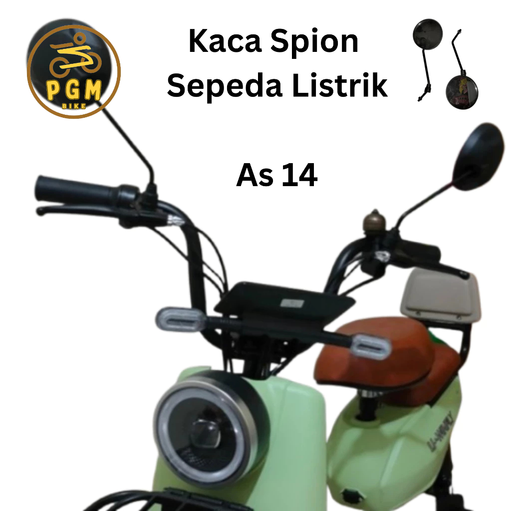 Kaca Spion Selis Sepeda Listrik As 14 Kunci Mirror